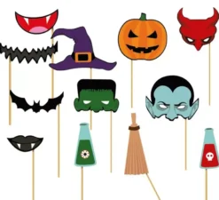 Set photocall halloween 12 pezzi