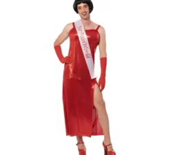 Signor costume Abito rosso mondiale per uomo