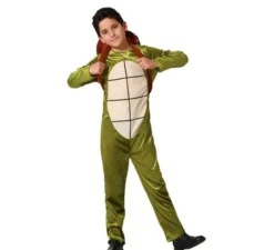 Simpatico costume da tartaruga con conchiglia per bambini