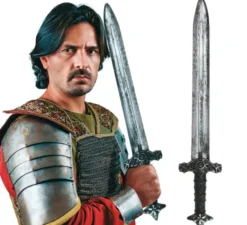 Spada giocattolo medievale da 58 cm in plastica
