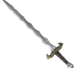 Spada medievale con manico a teschio 61 cm