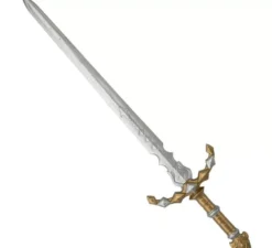 Spada medievale con manico dorato
