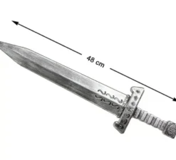 Spada medievale d'argento 48 cm
