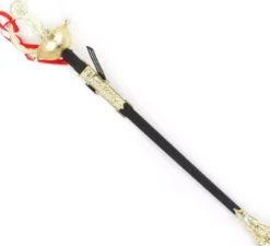 Spada vintage giocattolo nera e oro da 72 cm