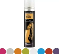 Spray corpo vernice e capelli fluorescenti in vari colori