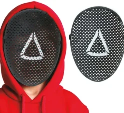 Squid Game Minion Triangolo Maschera PVC Bambini