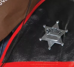 Stemma dello sceriffo stellato o metallico