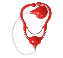 Stetoscopio rosso e bianco