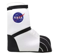 Stivali da astronauta in bianco e nero