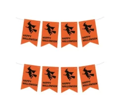 Striscione con strega felice di Halloween da 3 m