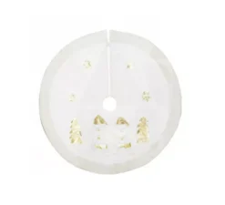 Supporto per albero di Natale bianco 100 cm