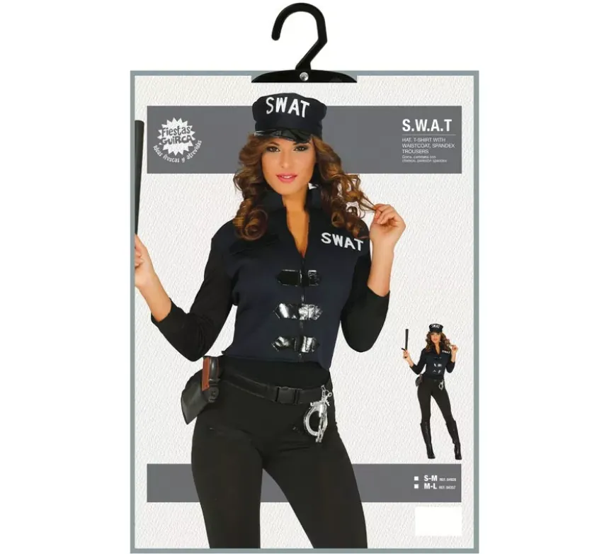 Swat costume della polizia per una donna