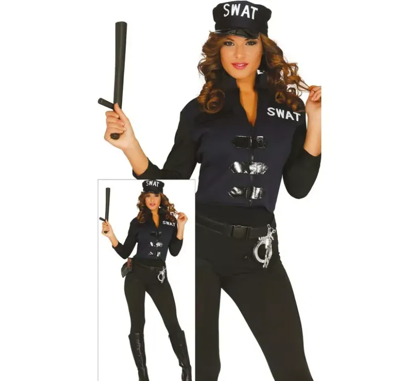 Swat costume della polizia per una donna