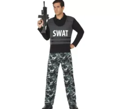 Swat costume della polizia per un uomo