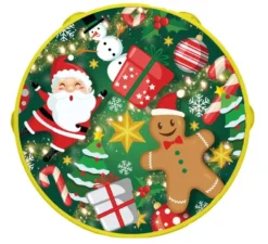 Tamburello di plastica di 17 cm decorato modelli assortiti