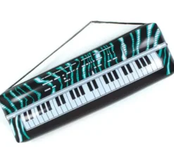 Tastiera gonfiabile nera e blu da 70 cm