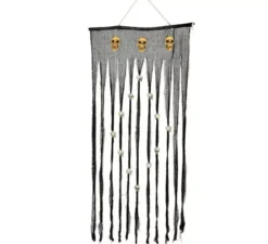 Tenda Grigio con teschi 90x180 cm