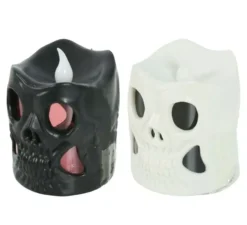Teschio candela del LED 6 cm