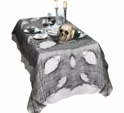 Tovaglia decorativa nera per Halloween 60x300 cm