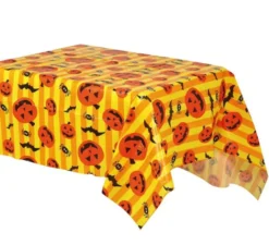 Tovaglia di Halloween con zucche di 130x175 cm