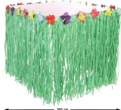 Tovaglia hawaiana con fiori di 260x75 cm