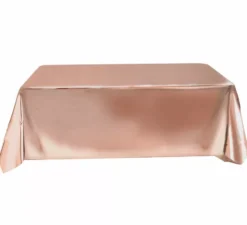 Tovaglia Oro e Rosa Metallica 137X274 cm