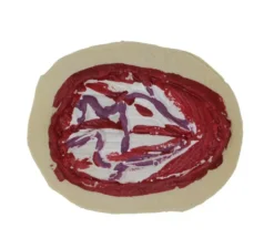 Trucco finta cicatrice con tendini di 10 cm