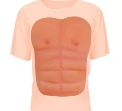 T-shirt da uomo con petto muscoloso