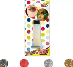 Tubetto di crema trucco glitterata da 20 ml in vari colori