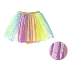 Tutù arcobaleno stelle 42-50x30 cm
