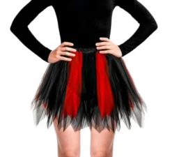 Tutù Bicolore Nero Bambini 30 cm in diversi colori