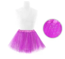 Tutù con glitter da 40 cm in diversi colori