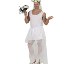 Tutù da sposa bianco da 80 cm