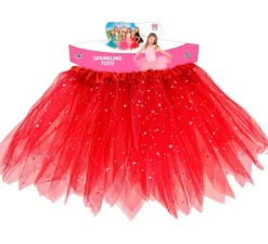 Tutù scintillante da 30 cm per bambine in vari colori