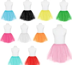 Tutù topitos in vari colori di 30 cm per bambini