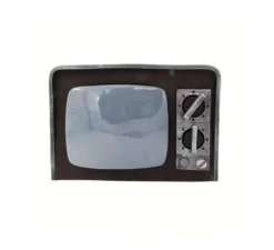 TV rotta con luce e suono