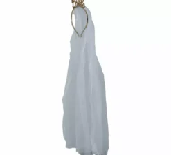 Velo da sposa bianco con fascia per la sposa