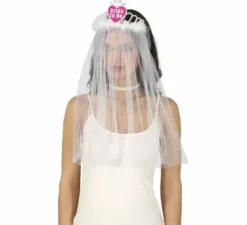 Velo da sposa con fascia a cuore