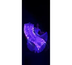 Ventilatore bianco con LED, 75x150 cm