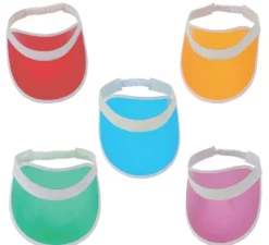 Visiere trasparenti in colori assortiti