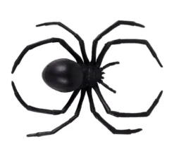 16 x 12,5 x 3 cm spaventoso ragno nero