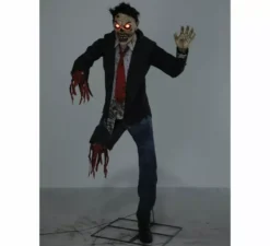 Zombie smembrato di 1,8 m con luci, suoni e movimento