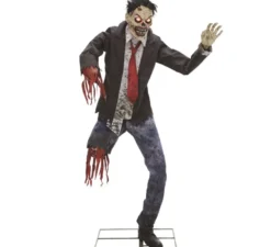 Zombie smembrato di 1,8 m con luci, suoni e movimento
