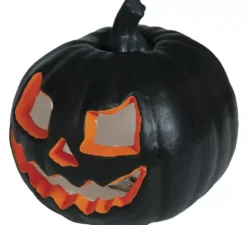 Zucca nera in schiuma 20 cm