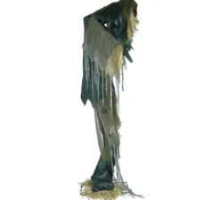 Zucca Spaventapasseri Fantasma con Luce, Suono e Movimento 240 cm